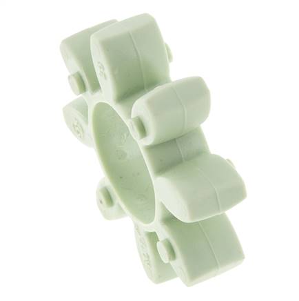 Couronne dentée pour accouplement à crabots ROTEX taille 28 64 Shore D verte - KTR