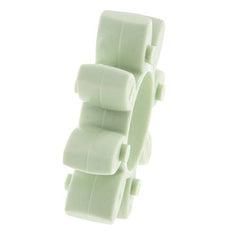 Couronne dentée pour accouplement à crabots ROTEX taille 28 64 Shore D verte - KTR