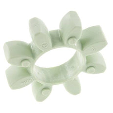Couronne dentée pour accouplement à crabots ROTEX taille 38 64 Shore D verte - KTR
