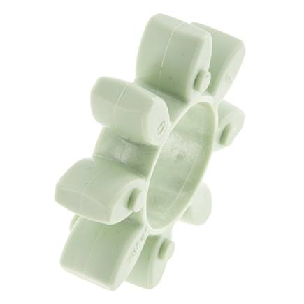 Couronne dentée pour accouplement à crabots ROTEX taille 38 64 Shore D verte - KTR