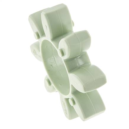 Couronne dentée pour accouplement à crabots ROTEX taille 42 64 Shore D verte - KTR