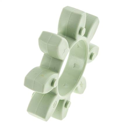 Couronne dentée pour accouplement à crabots ROTEX taille 55 64 Shore D verte - KTR
