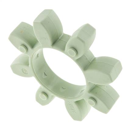 Couronne dentée pour accouplement à crabots ROTEX taille 55 64 Shore D verte - KTR