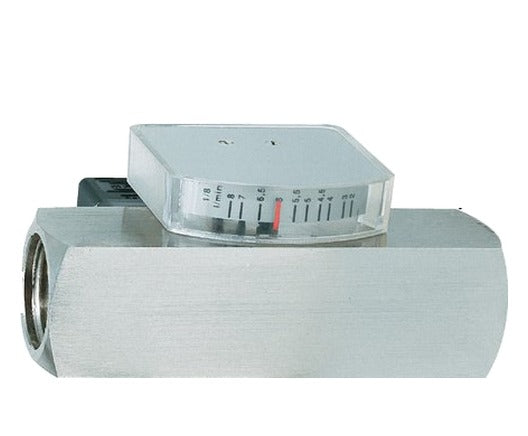 Débitmètre et contrôleur de débit à section variable pour huile 10-30 l/min G1'' en acier inoxydable