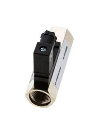 Contrôleur de débit à section variable pour eau 0.4-1.8 l/min 300 bar G1/2'' en laiton