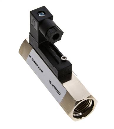Contrôleur de débit à section variable pour eau 0.4-1.8 l/min 300 bar G1/2'' en laiton
