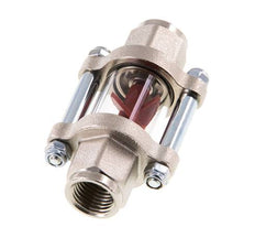 G1/4'' indicateur de débit en laiton à roue à ailettes 0.6-3 l/min 25 bar