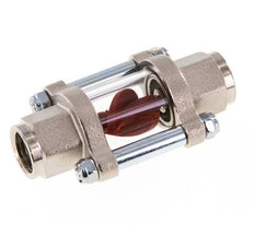 G1/4'' indicateur de débit en laiton à roue à ailettes 0.6-3 l/min 25 bar