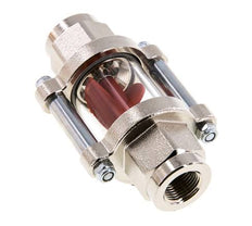 G3/8'' indicateur de débit en laiton à roue à ailettes 1.1-5.5 l/min 25 bar