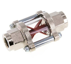 G3/8'' indicateur de débit en laiton à roue à ailettes 1.1-5.5 l/min 25 bar