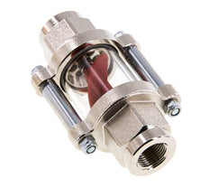 G3/8'' indicateur de débit en laiton à roue à ailettes 1.1-5.5 l/min 25 bar