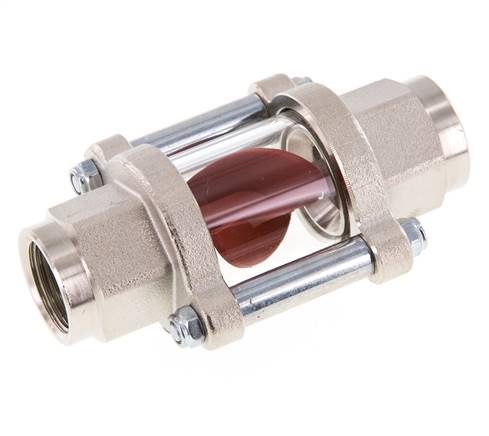 G1/2'' indicateur de débit en laiton à roue à ailettes 1.3-6.3 l/min 25 bar