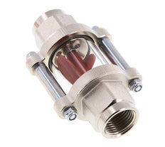 G1/2'' indicateur de débit en laiton à roue à ailettes 1.3-6.3 l/min 25 bar