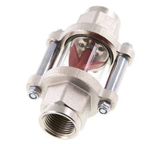 G1/2'' indicateur de débit en laiton à roue à ailettes 1.3-6.3 l/min 25 bar