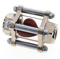 G3/4'' indicateur de débit en laiton à roue à ailettes 1.6-17 l/min 25 bar