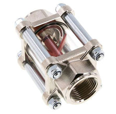 G1'' indicateur de débit en laiton à roue à ailettes 2.2-27 l/min 25 bar