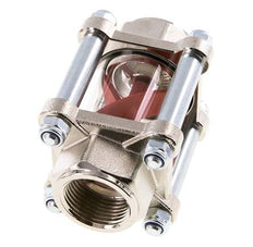 G1'' indicateur de débit en laiton à roue à ailettes 2.2-27 l/min 25 bar