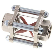 G1'' indicateur de débit en laiton à roue à ailettes 2.2-27 l/min 25 bar