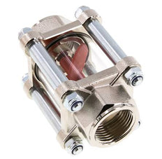 G1'' indicateur de débit en laiton à roue à ailettes 2.2-27 l/min 25 bar