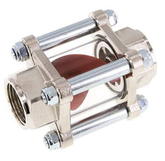 G1'' indicateur de débit en laiton à roue à ailettes 2.2-27 l/min 25 bar