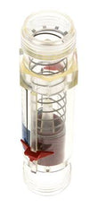 Débitmètre à section variable G1'' en plastique pour eau 2-20 l/min