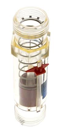 Débitmètre à section variable G1'' en plastique pour eau 5-50 l/min