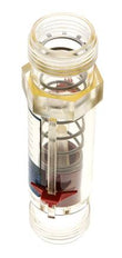 Débitmètre à section variable G1'' en plastique pour eau 10-80 l/min
