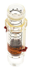 Débitmètre à section variable G1'' en plastique pour huile 100 cSt 1-18 l/min