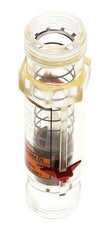 Débitmètre à section variable G1'' en plastique pour huile 100 cSt 1-18 l/min