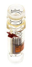 Débitmètre à section variable G1'' en plastique pour huile 100 cSt 1-18 l/min