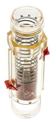 Débitmètre à section variable G1'' en plastique pour huile 100 cSt 2-30 l/min