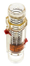 Débitmètre à section variable G1'' en plastique pour huile 100 cSt 2-30 l/min