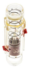 Débitmètre à section variable G1'' en plastique pour huile 100 cSt 5-45 l/min