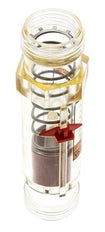 Débitmètre à section variable G1'' en plastique pour huile 100 cSt 10-75 l/min