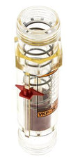 Débitmètre à section variable G1'' en plastique pour huile 100 cSt 10-75 l/min