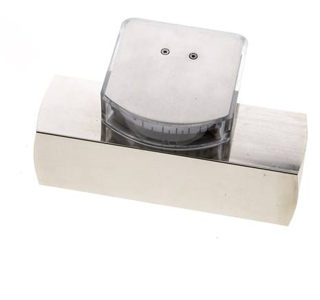 Débitmètre à section variable G1'' en laiton pour huile 0.1-0.8 l/min 250 bar