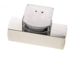 Débitmètre à section variable G1'' en laiton pour huile 0.1-0.8 l/min 250 bar