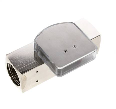 Débitmètre à section variable G1'' en laiton pour huile 0.1-0.8 l/min 250 bar
