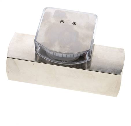 Débitmètre à section variable G1'' en laiton pour huile 0.5-1.5 l/min 250 bar