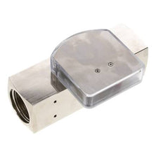 Débitmètre à section variable G1'' en laiton pour huile 0.5-1.5 l/min 250 bar