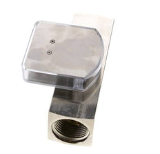 Débitmètre à section variable G1'' en laiton pour huile 0.5-1.5 l/min 250 bar
