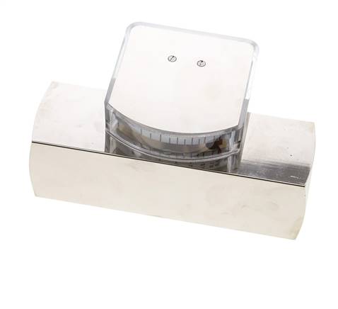 Débitmètre à section variable G1'' en laiton pour huile 1-4 l/min 250 bar