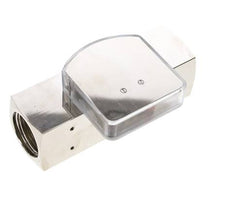 Débitmètre à section variable G1'' en laiton pour huile 1-4 l/min 250 bar