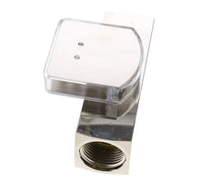 Débitmètre à section variable G1'' en laiton pour huile 1-4 l/min 250 bar