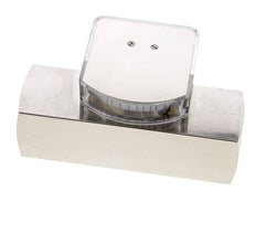 Débitmètre à section variable G1'' en laiton pour huile 2-8 l/min 250 bar