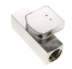 Débitmètre à section variable G1'' en laiton pour huile 2-8 l/min 250 bar