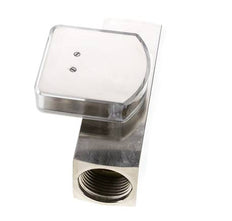 Débitmètre à section variable G1'' en laiton pour huile 2-8 l/min 250 bar