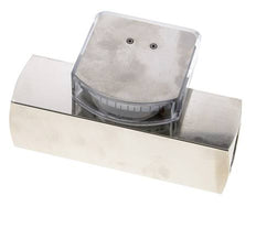 Débitmètre à section variable G1'' en laiton pour huile 3-10 l/min 250 bar