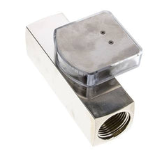 Débitmètre à section variable G1'' en laiton pour huile 3-10 l/min 250 bar