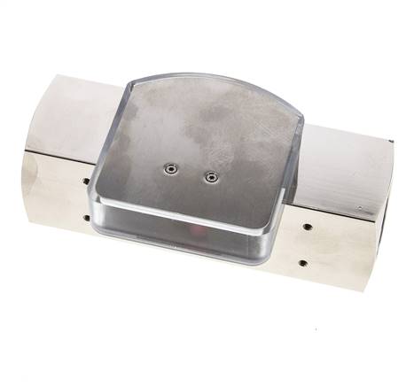 Débitmètre à section variable G1'' en laiton pour huile 3-10 l/min 250 bar